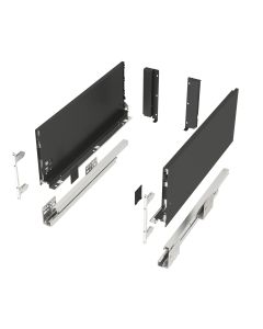 Schubladensystem JUNKER SLIM anthrazit H: 167 mm SoftClose bis 40 Kg belastbar